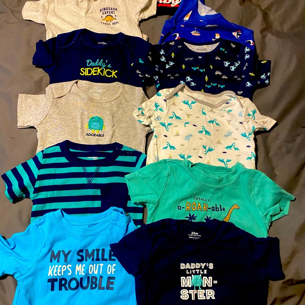 Boys 24 month onesie bundle